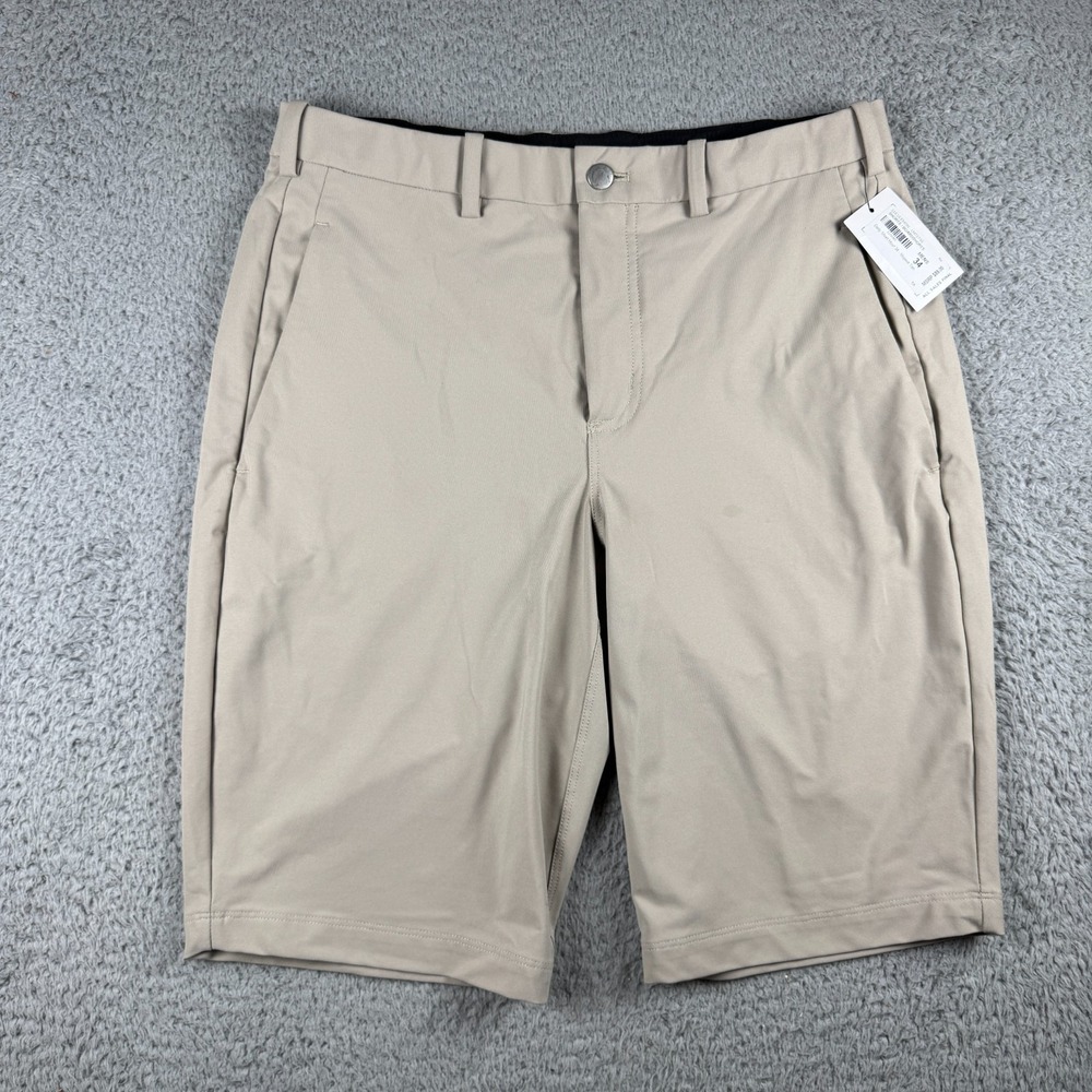 Lululemon Shorts 32 Tan Chino Preppy Outdoor Pockets Mens Golf
